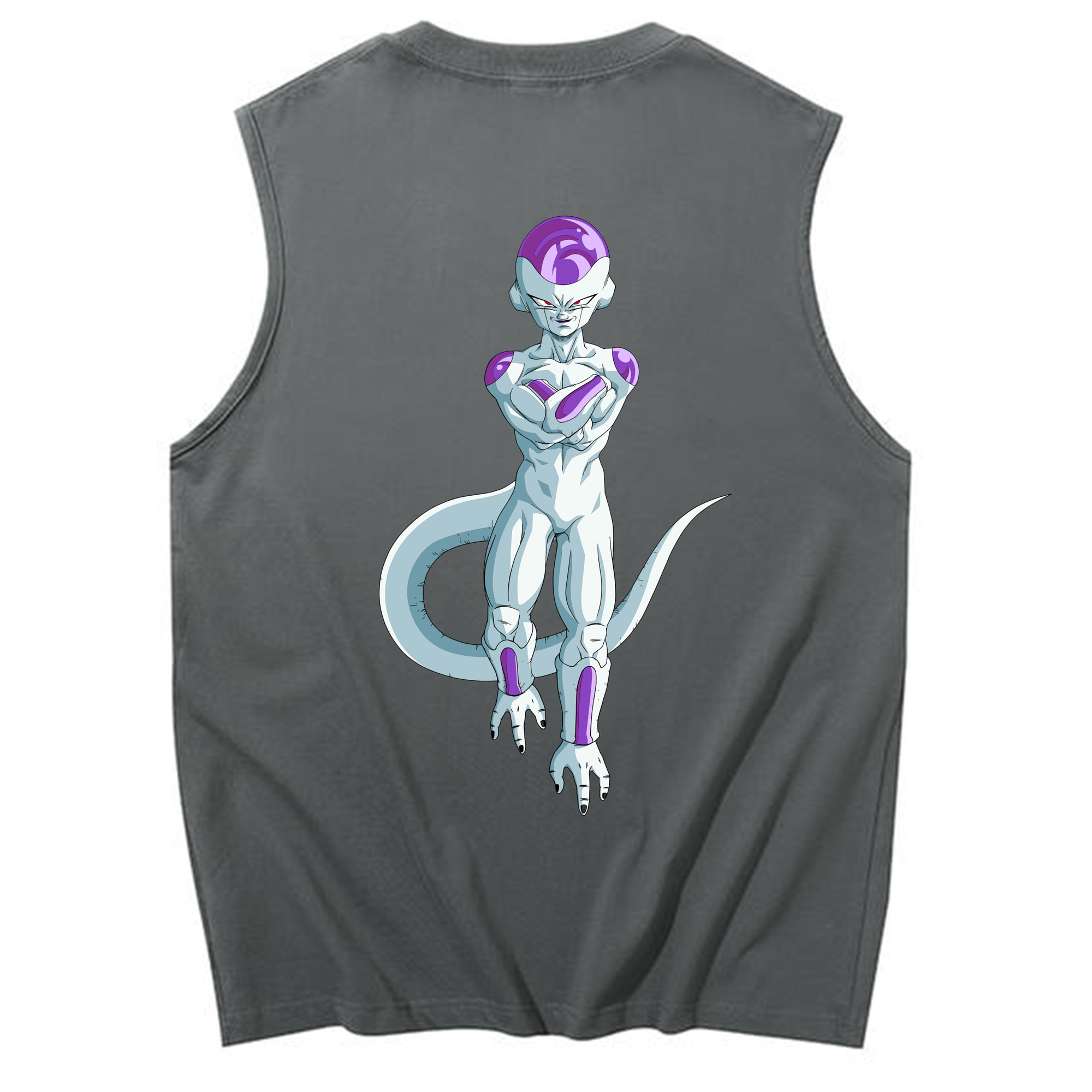 （画像用） ドラゴンボール フリーザ DRAGON BALL Frieza コットン100％タンクトップ（背面プリント）